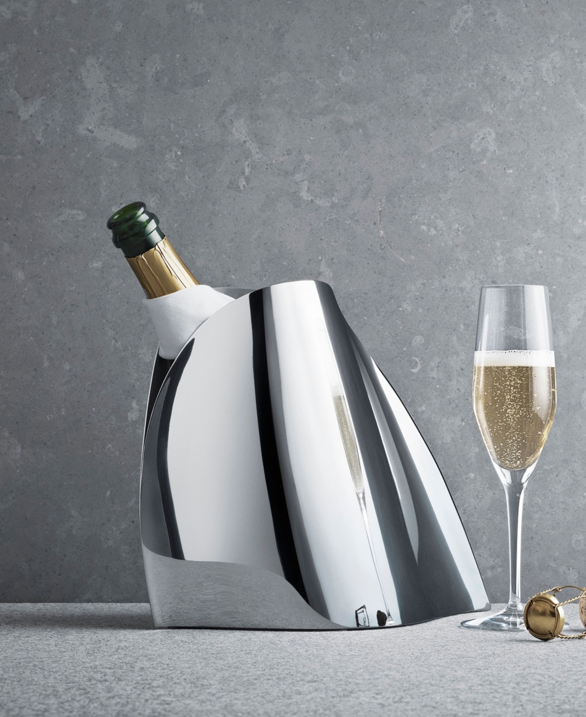 Georg Jensen Indulgence Champagne Cooler In Silver