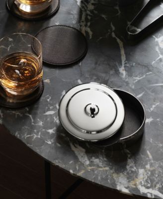 Manhattan Leather Coaster 4 Piece Set