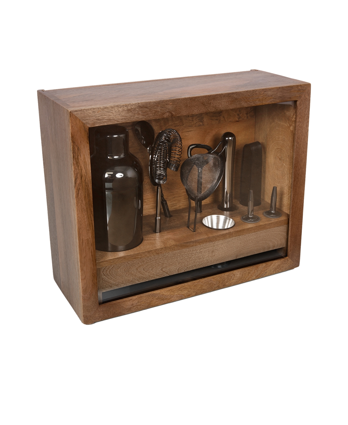 Legacy Old Fashioned Bar Tool 12 Piece Set In Mango Wood