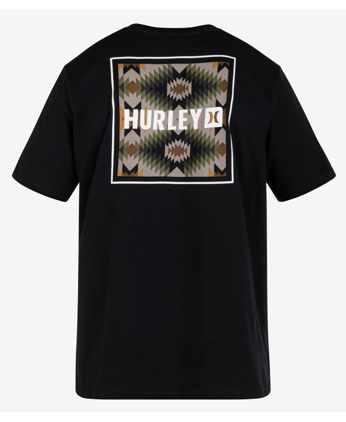 Hurley Men's Everyday Four Corners Short Sleeve T-shirt In Black
