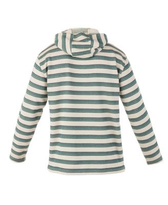 Men's Striped Modern Surf Poncho Hoodie