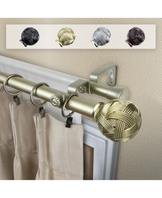 Rod Desyne - Twine Double Curtain Rod 120'' - 170"