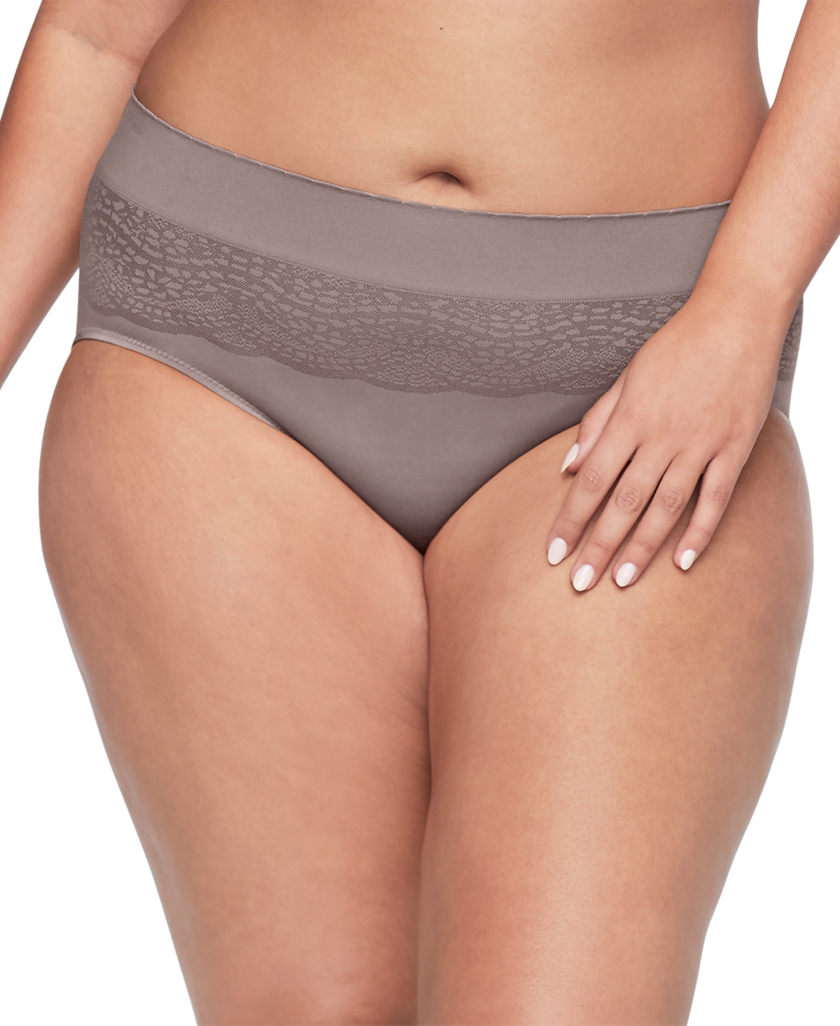 Women's No Pinching, No Problems Seamless Hipster Underwear RU3231P - Mink