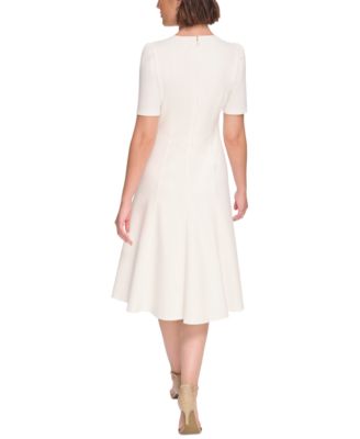 Women's Crisscross Fit & Flare Dress