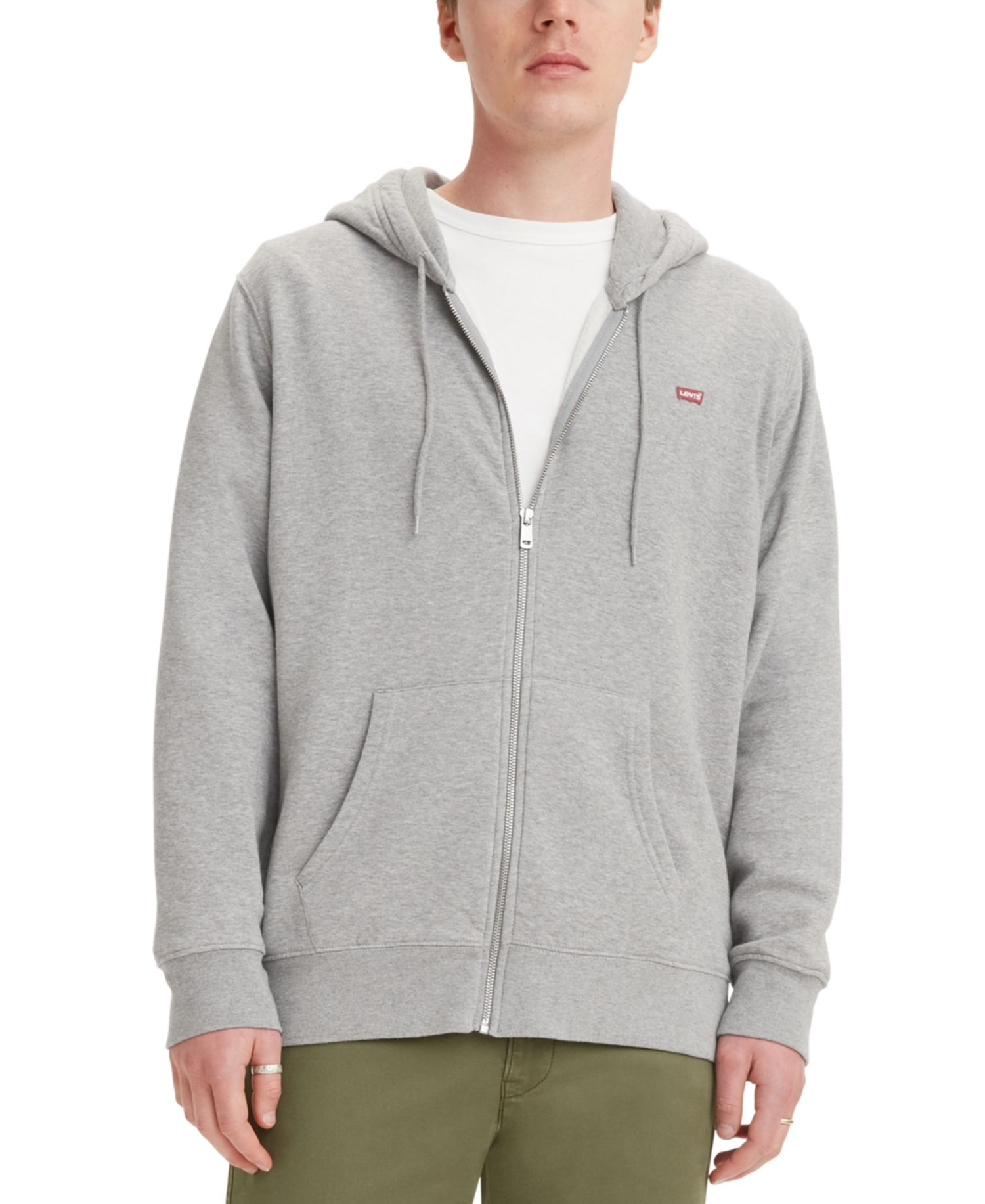 Men's Non-Graphic Zip-Up Standard Fit Hoodie