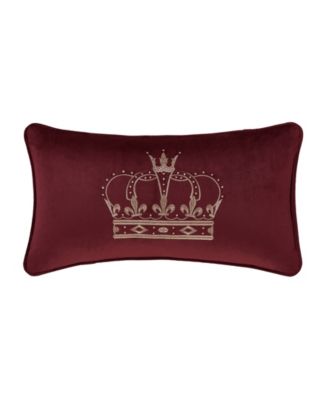 Townsend Crown Boudoir Decorative Pillow, 15" x 20"