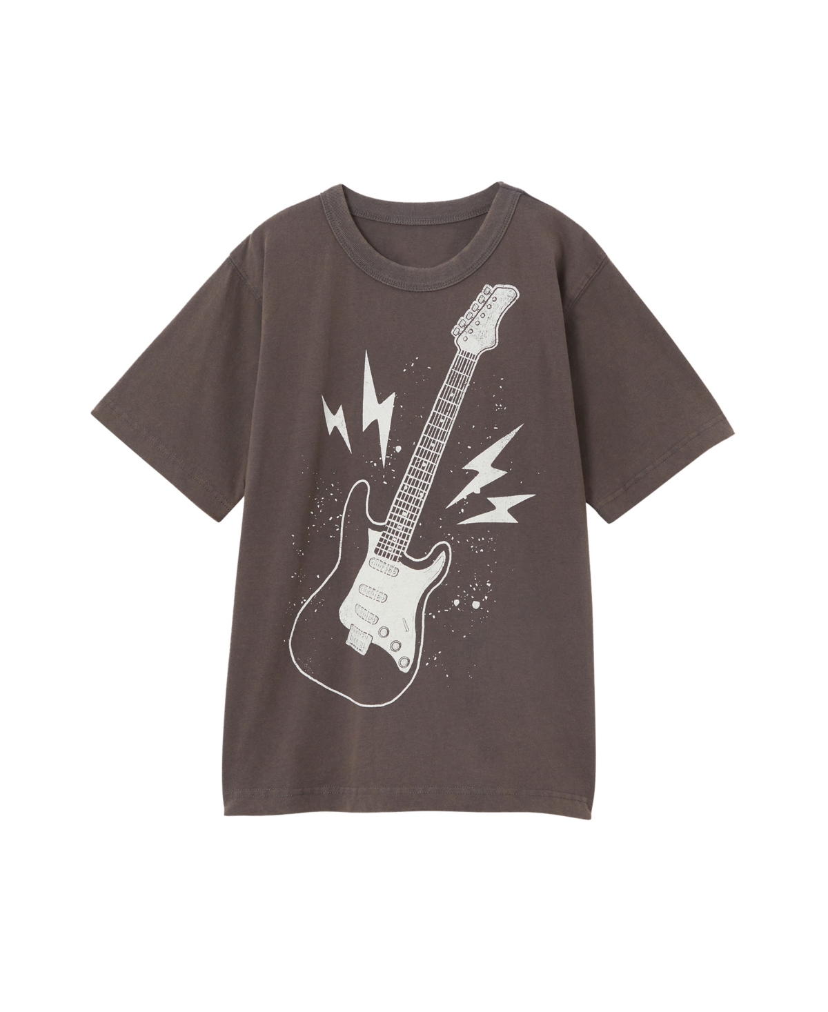Cotton On Kids' Big Boys Jono Short Sleeve Print T-shirt In Phantom,guitar