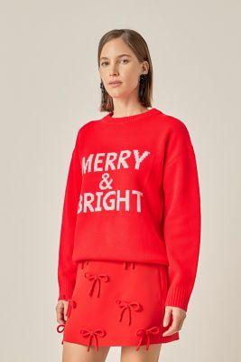 Women's Lettering Sweater