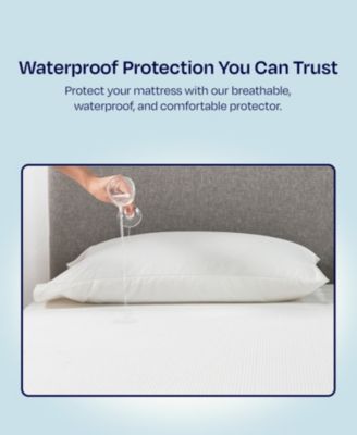Premium Waterproof Mattress Protector for Queen Size Bed - Soft, Cool, Fitted Mattress Cover, 8-20 inch. Deep Pockets by California Design Den