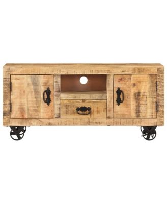 TV Stand Rough Mango Wood 43.3"x11.8"x19.7"