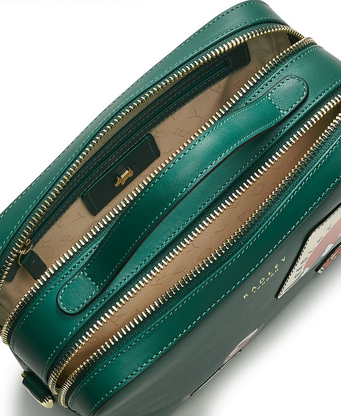 Radley London Tis the Skileatherson Leather Small Zip Top Crossbody