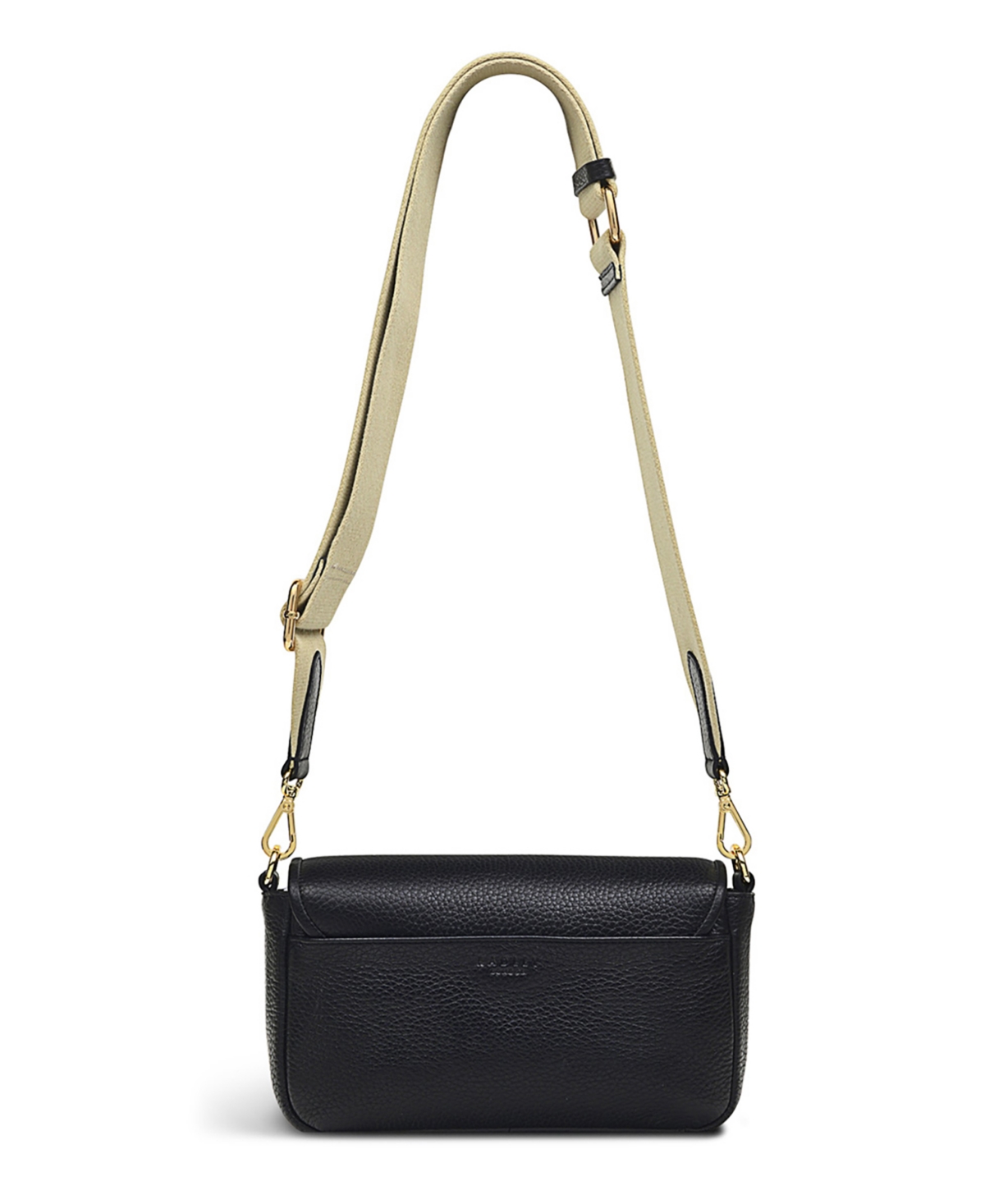 Shop Radley London Heirloom Place Leather Small Flapover Crossbody In Black