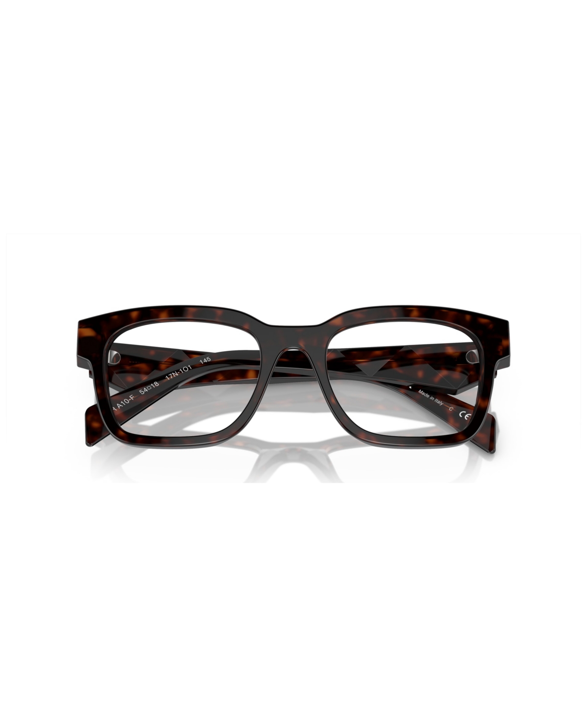 Prada Men's Eyeglasses, Pr A10vf In Havana Red