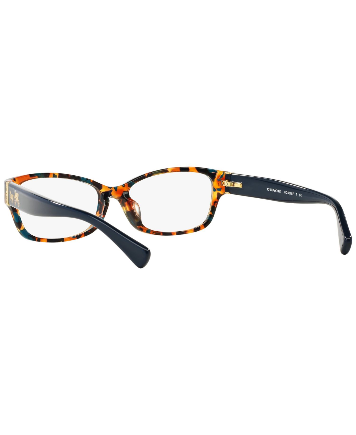 Woman Rectangle Plastic HC6078 Eyeglasses