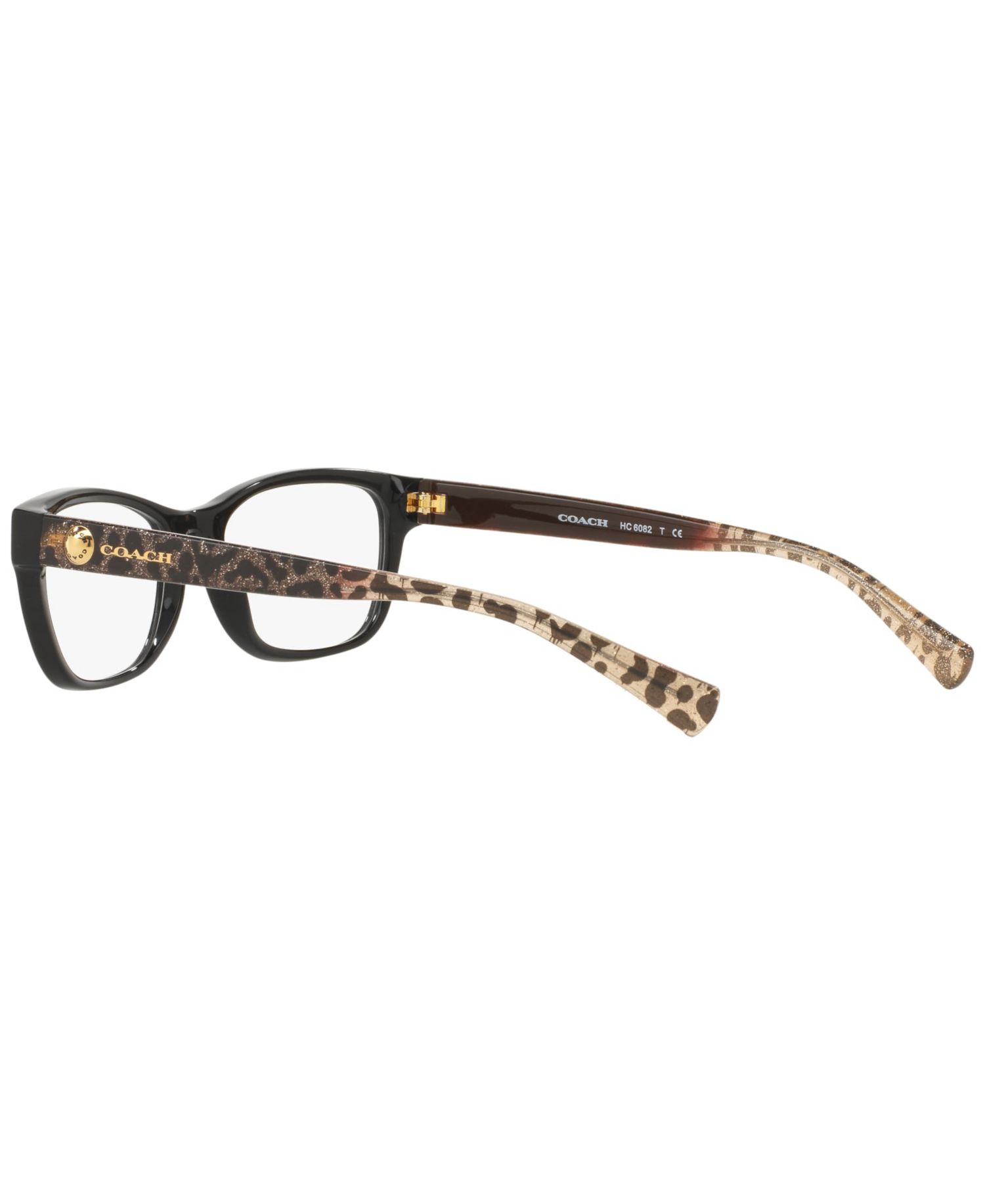 Woman Rectangle Plastic HC6082 Eyeglasses