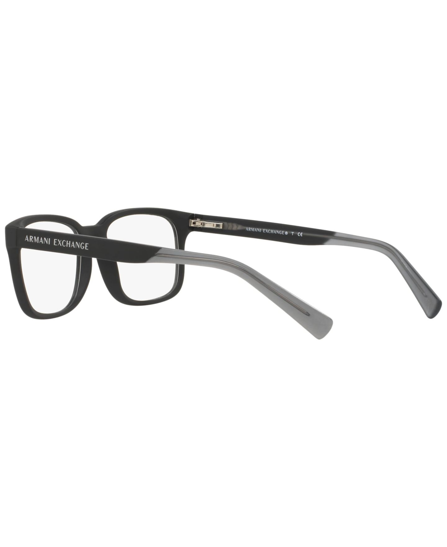 Мужские очки A|X Armani Exchange Armani Exchange Man Square Plastic AX3029 Eyeglasses, цвет: Матовый чёрный — фото 6