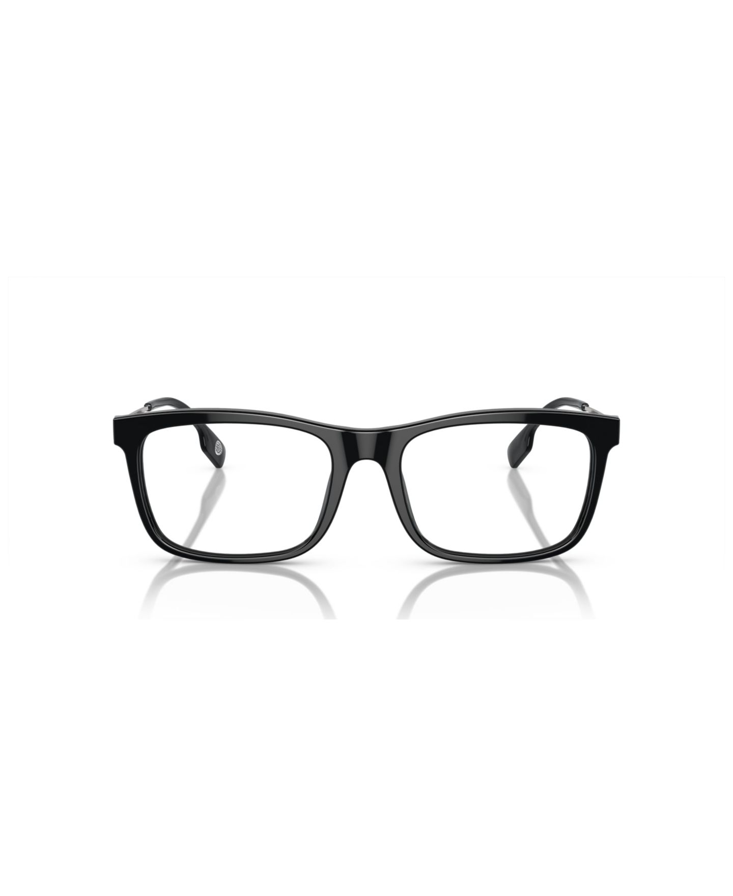 Мужские очки Burberry Man Rectangle Plastic BE2384 Eyeglasses, цвет: Чёрный — фото 2