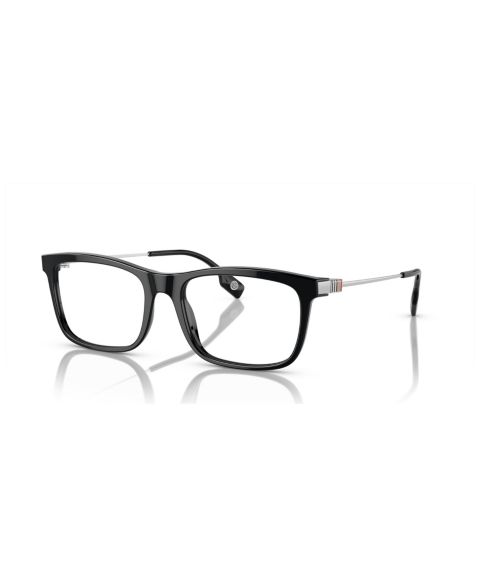 Мужские очки Burberry Man Rectangle Plastic BE2384 Eyeglasses, цвет: Чёрный