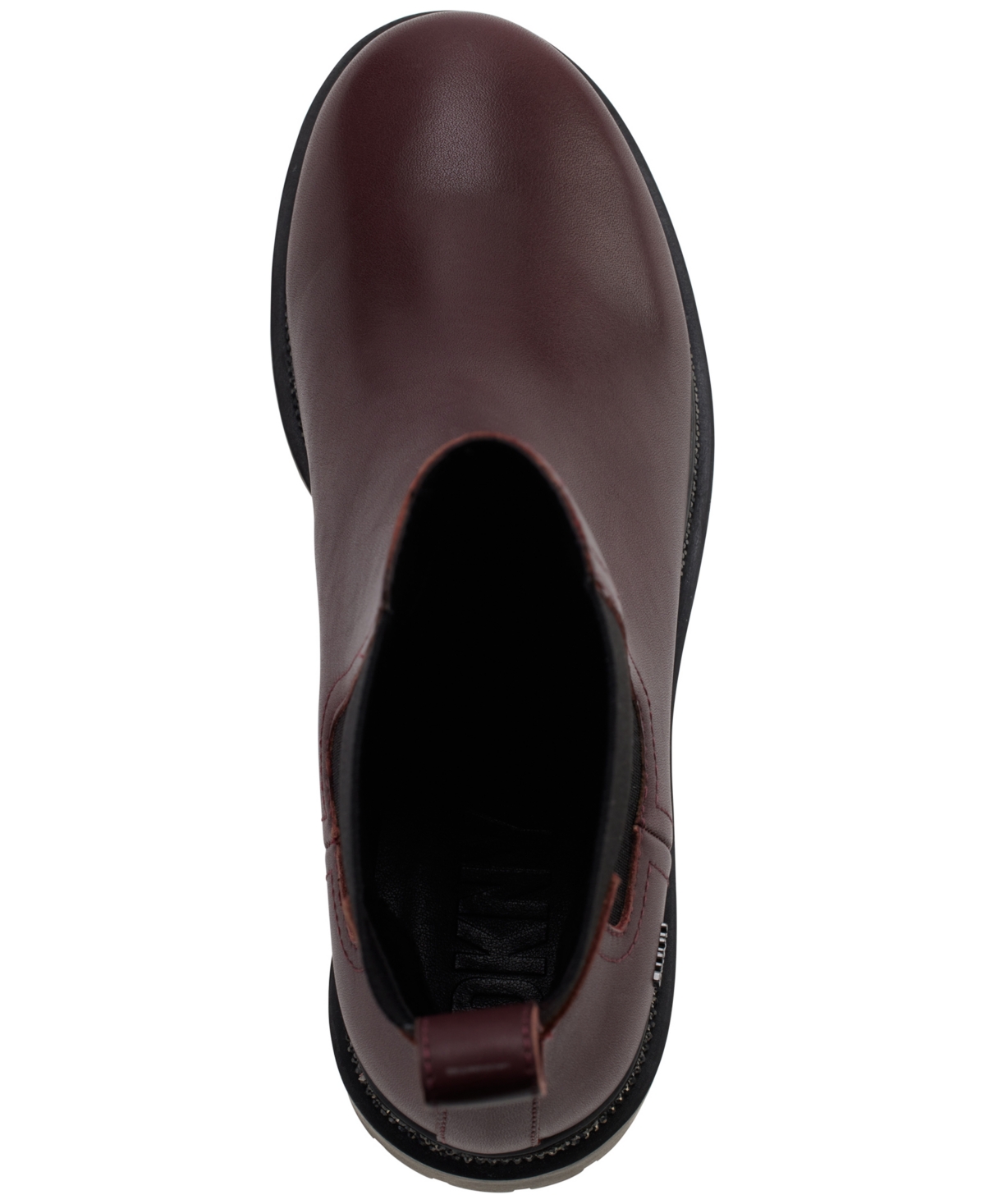 Dkny Women's Rick Slip-On Moto Lug Chelsea Booties - Black