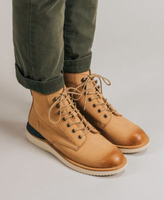 Men's Model 004 Wedge Sole Lace-Up Ankle Boots