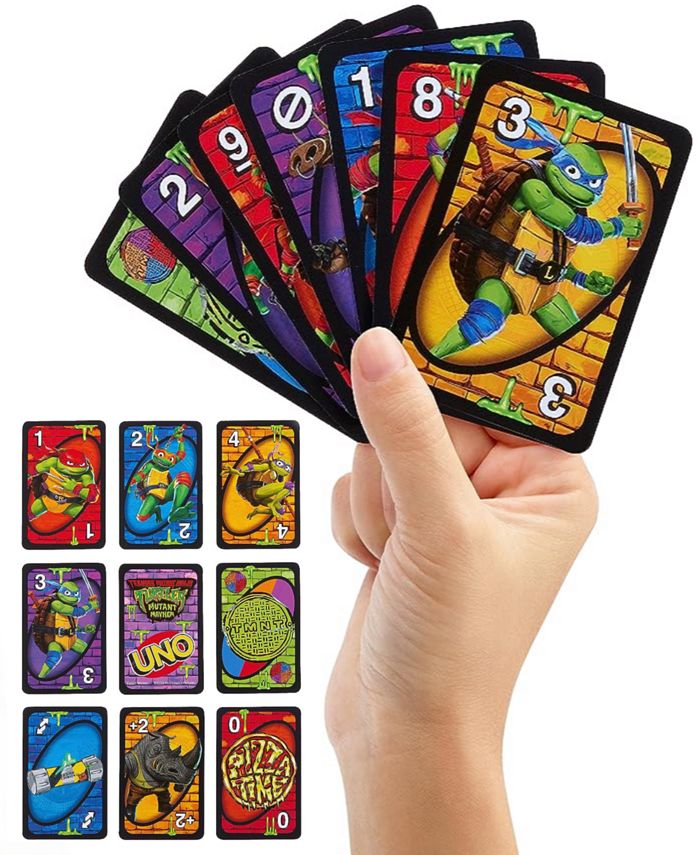 Mattel - Ninja Turtle UNO Card Family Game Night - Macy's