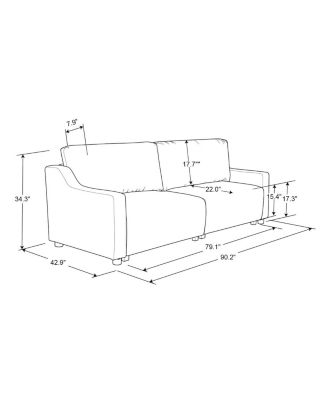 Eilidh 90" Convertible Sofa