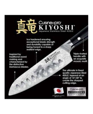 Kiyoshi Kiyo Steel 7 Piece Knife Block Set