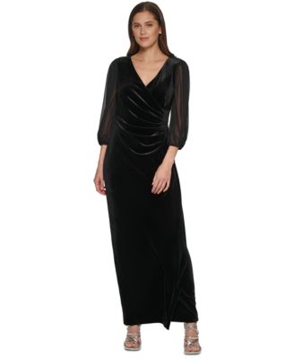 Dkny velvet dress best sale