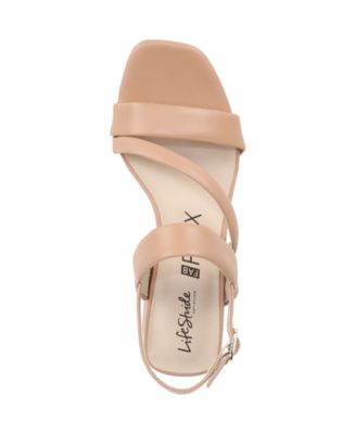 Women's Celia Asymmetrical Block Heel Dress Sandals