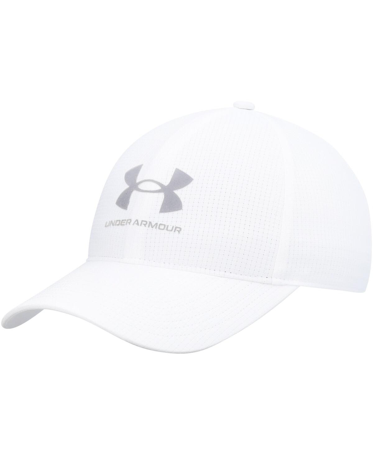 Under Armour Men's  White Performance Adjustable Hat