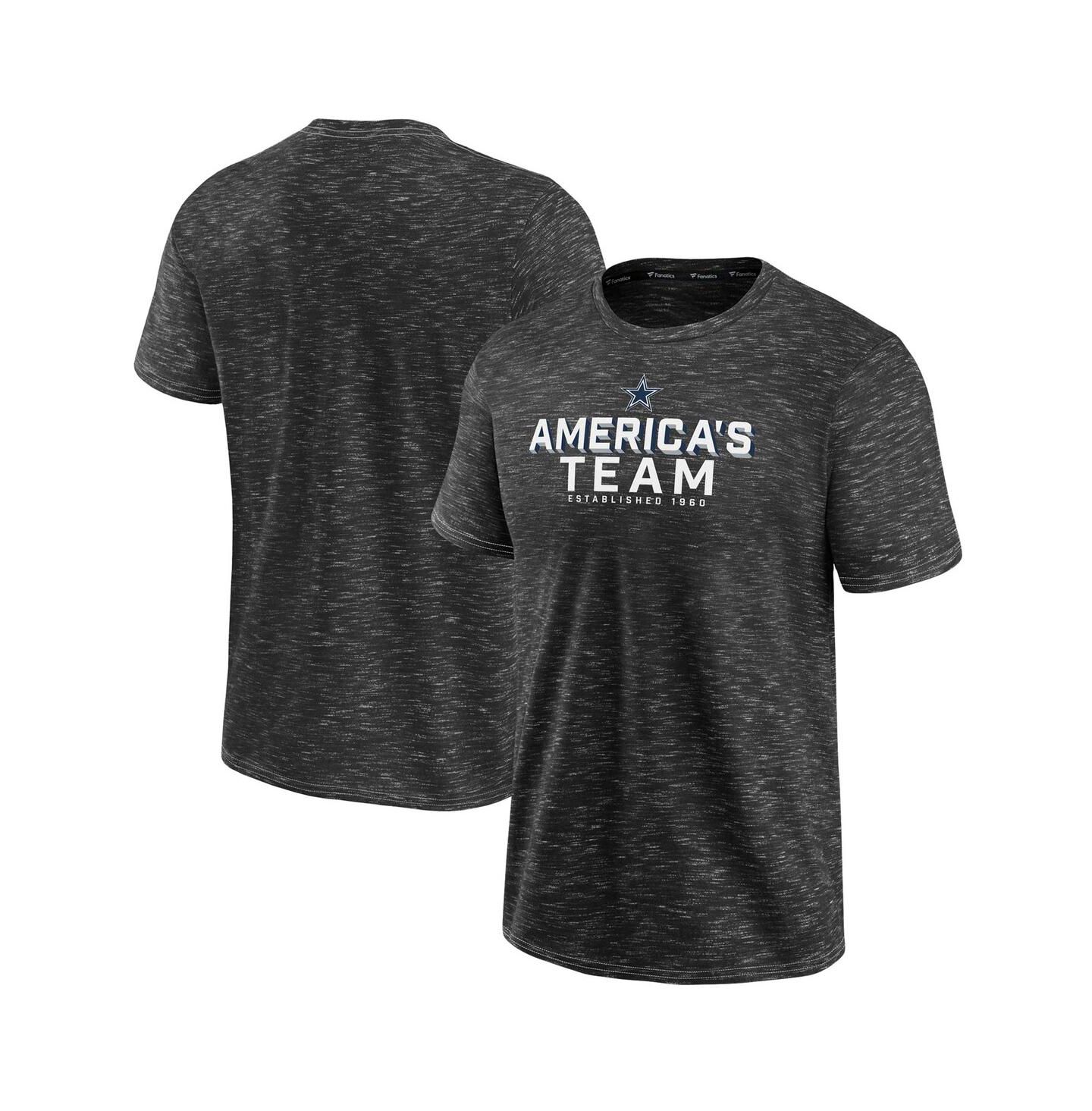 Мужская футболка Fanatics Charcoal Dallas Cowboys Component — фото 1