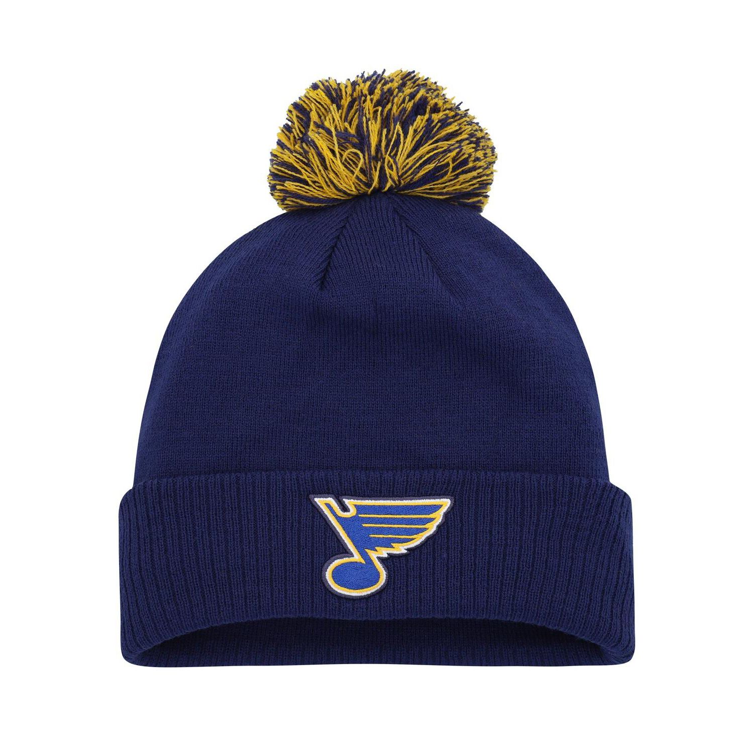 Men's Blue St. Louis Blues COLD.RDY Cuffed Knit Hat with Pom