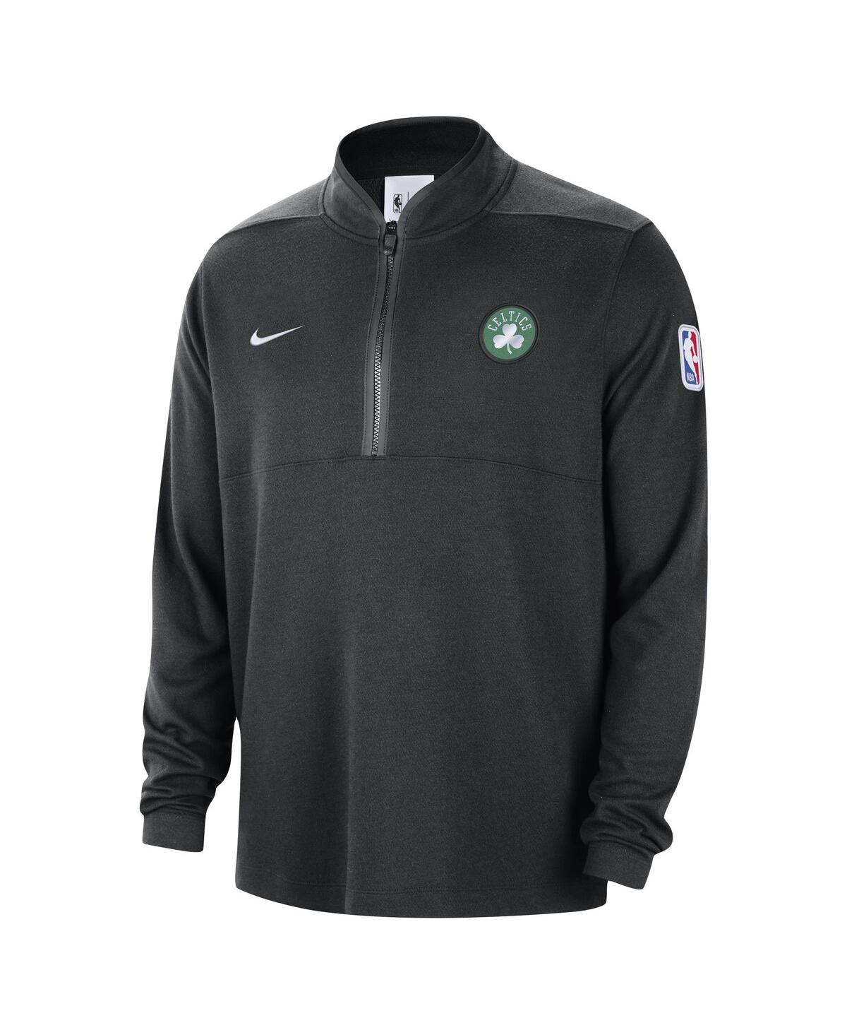 Shop Nike Men's  Black Boston Celtics 2023/24 Authentic Performance Half-zip Jacket