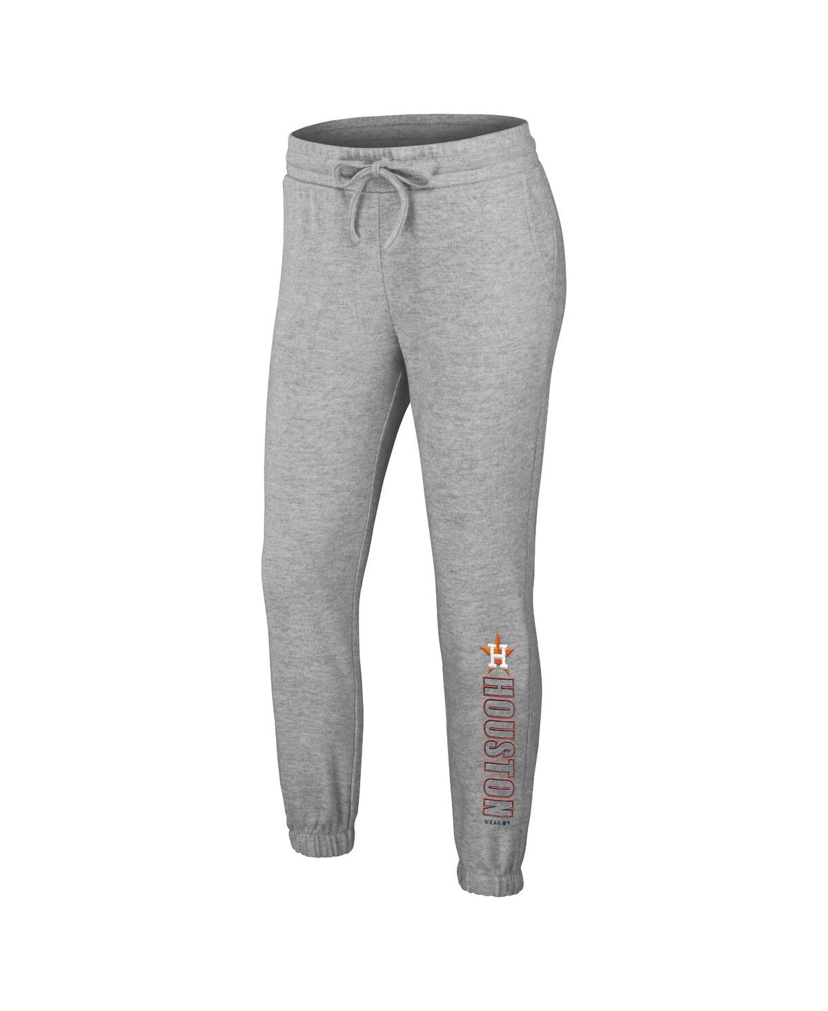 Shop Wear By Erin Andrews Women's  Gray Houston Astros Knitted Lounge Set