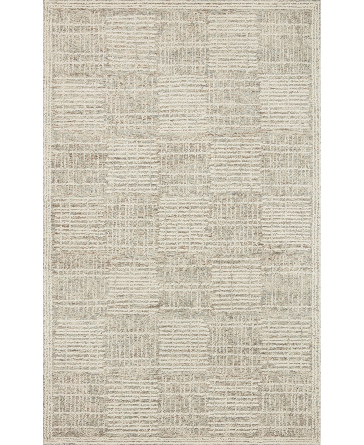 Loloi Tallulah Tll-02 3'6in x 5'6in Area Rug - Mist, Ivory