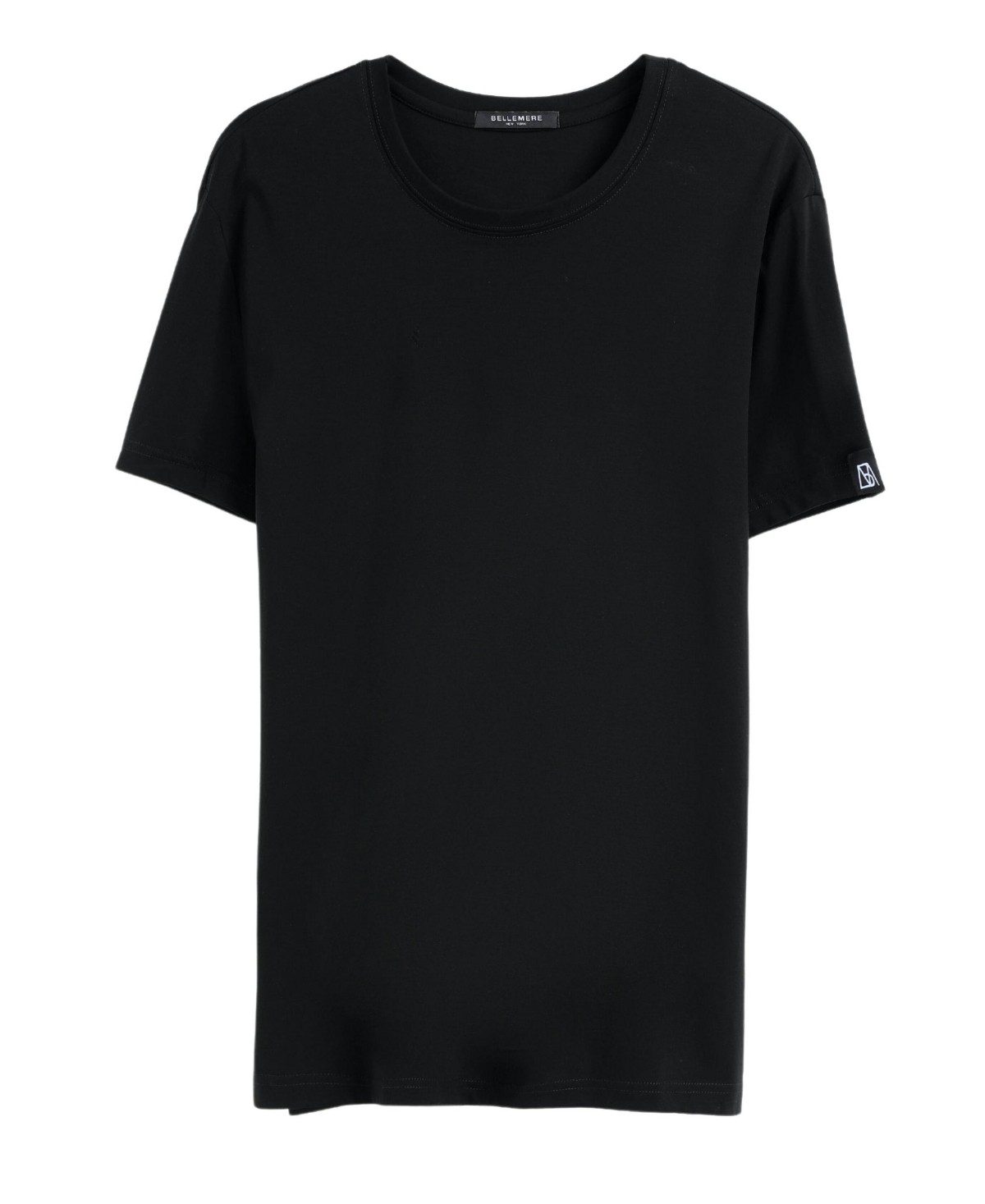 Bellemere Men's Crew-Neck Cotton T-Shirt - Black