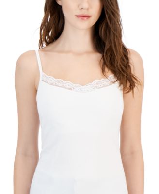 Women's White Camisole Lace Tops | Macy's