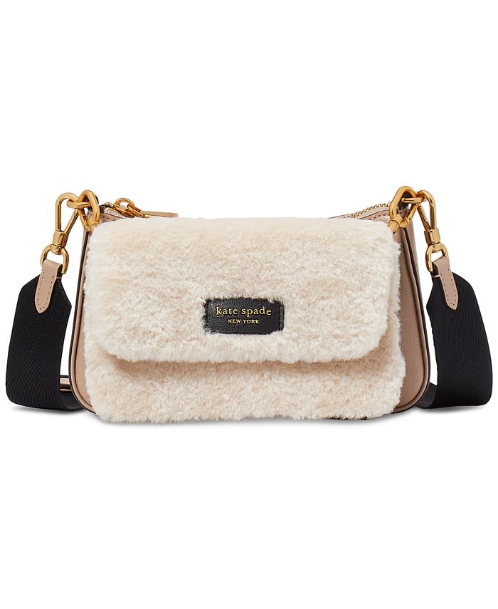 kate spade new york Double Up Faux Shearling Crossbody Macy s