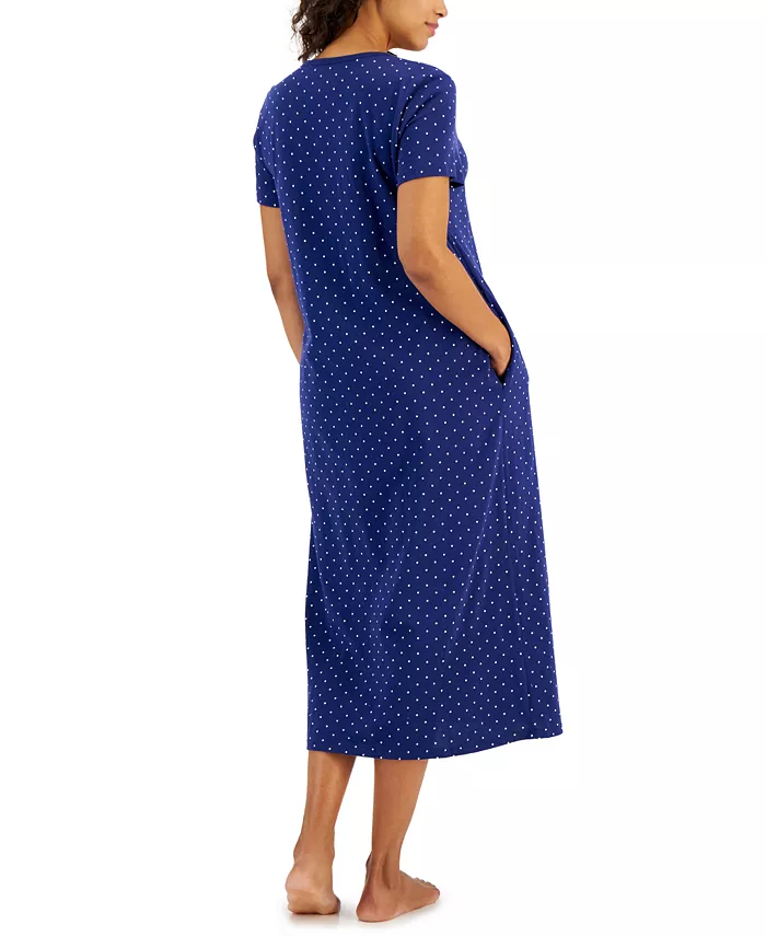 Women's Cotton Printed Nightgown - thumbnail 5