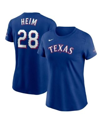 Women's Nike Jonah Heim Royal Texas Rangers 2023 World Series Champions ...