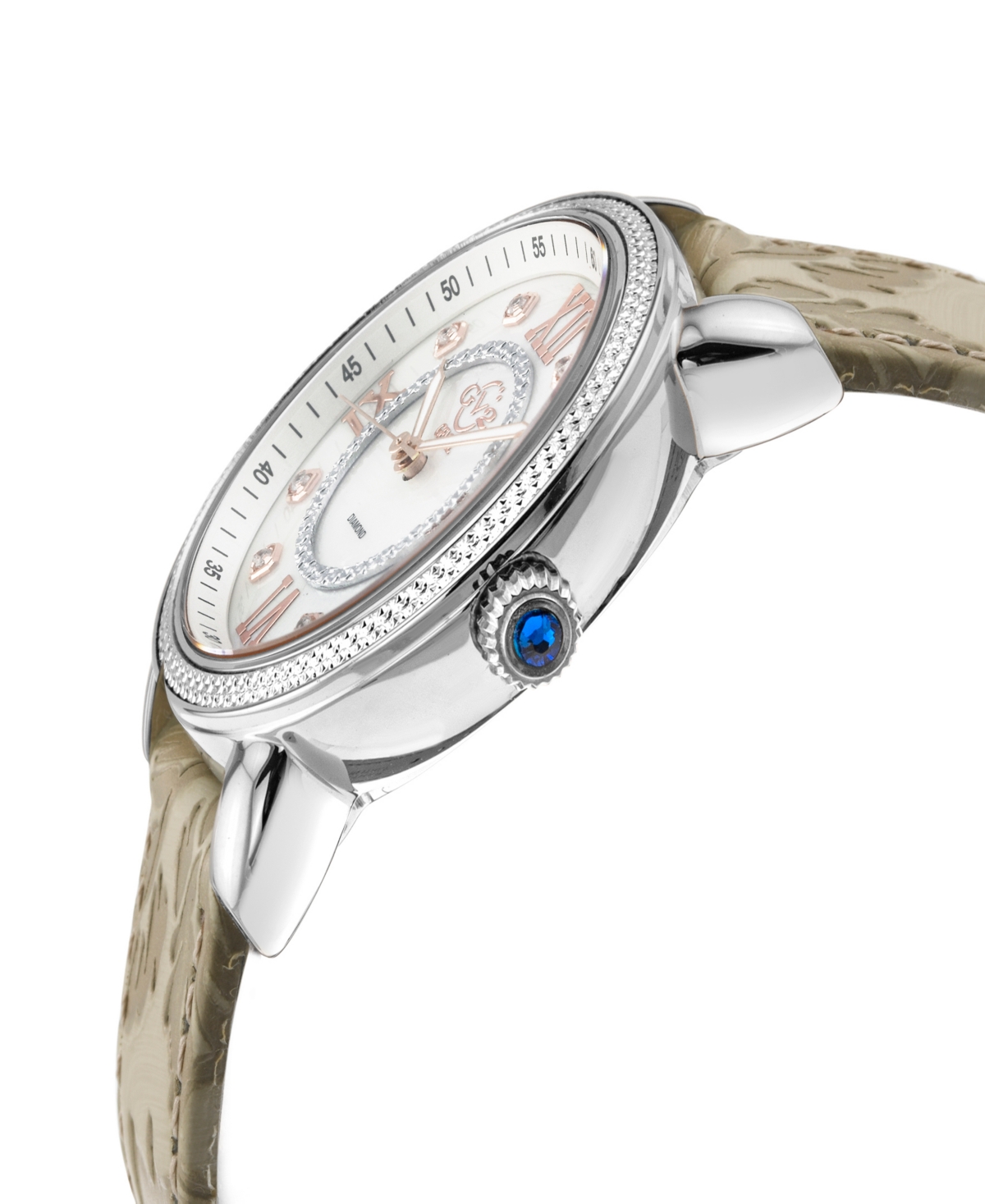 Gv2 By Gevril Women's Marsala Cream Leather Watch 37mm In Cream