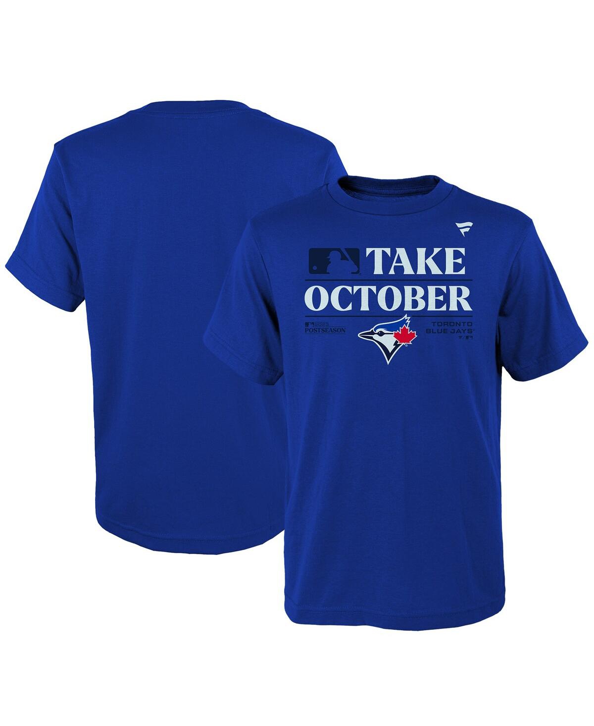 Shop Fanatics Big Boys  Royal Toronto Blue Jays 2023 Postseason Locker Room T-shirt