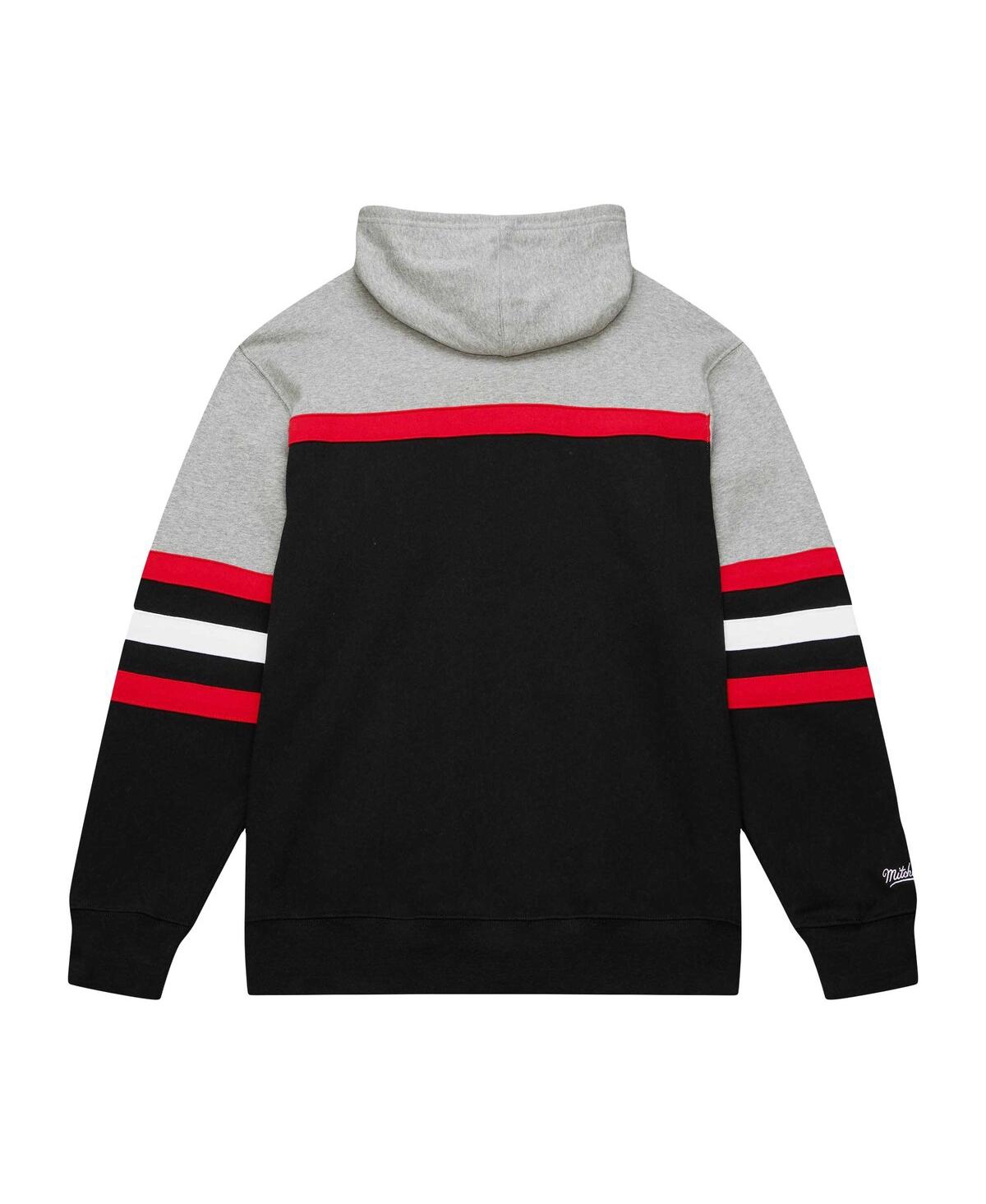 Men's Mitchell & NessGeorgia Bulldogs Head Coach Pullover Hoodie - Black
