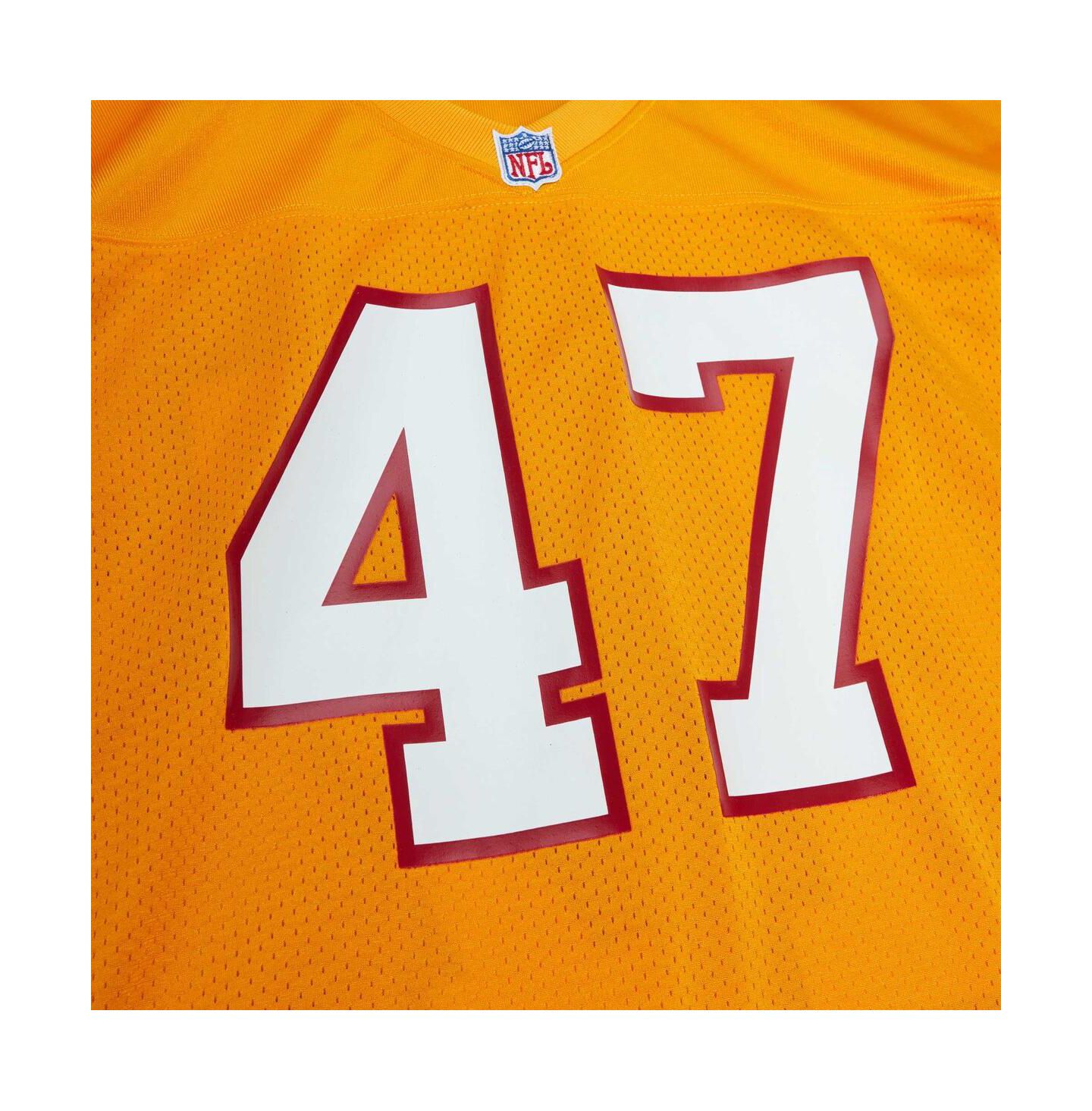 Мужской топ Mitchell & Ness John Lynch Orange Tampa Bay Buccaneers 1993 Authentic Jersey — фото 2