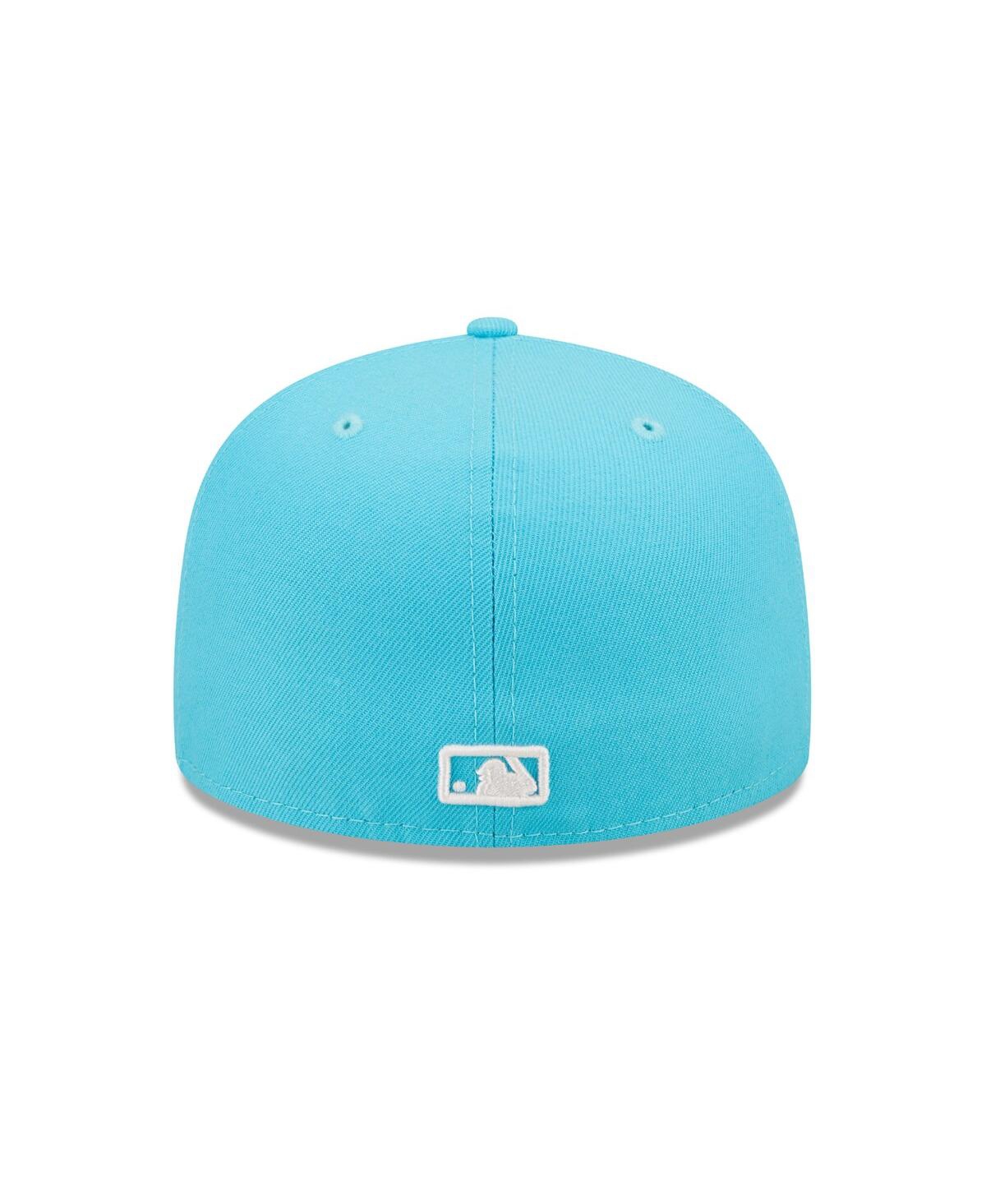 Men's New EraChicago Cubs Vice Highlighter Logo 59FIFTY Fitted Hat - Blue