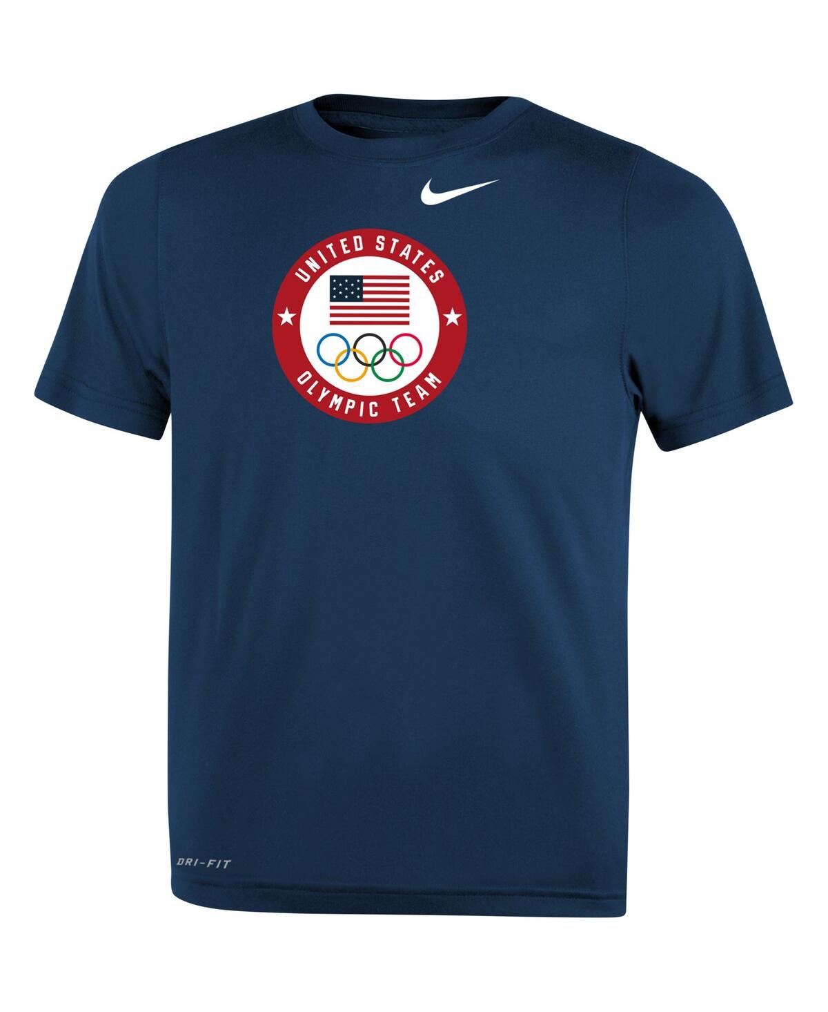 Nike Babies' Toddler Boys And Girls  Navy Team Usa Legend Performance T-shirt