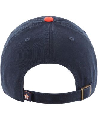 Men's Navy, Orange Houston Astros Clean Up Adjustable Hat