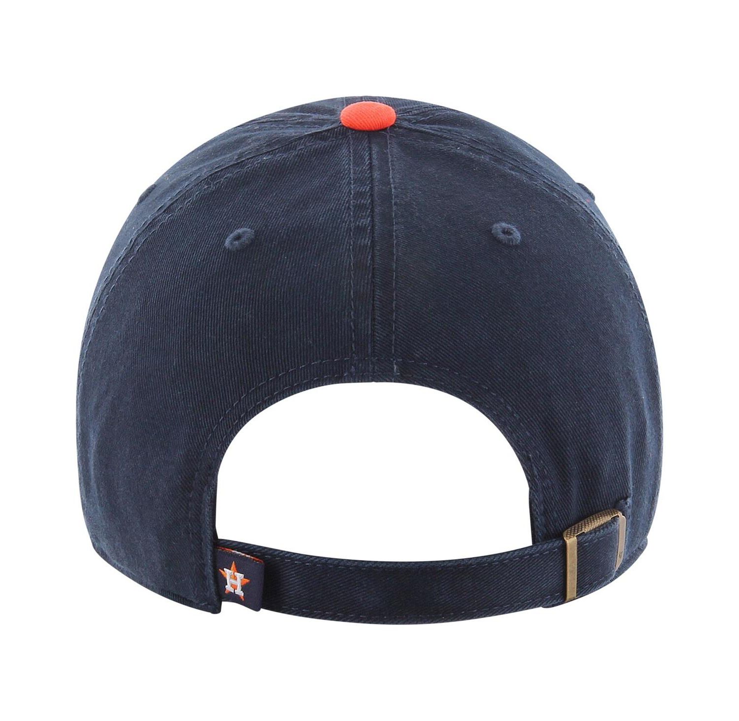 Men's Navy, Orange Houston Astros Clean Up Adjustable Hat