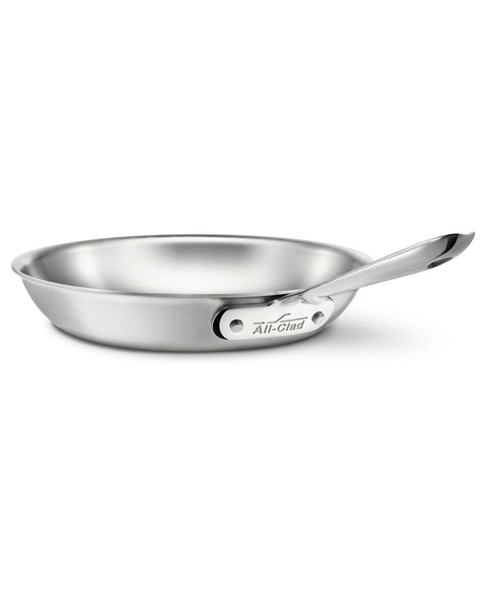D5 Stainless Polished 5-ply Non Stick Egg Pan, 9 inch Fry Pan