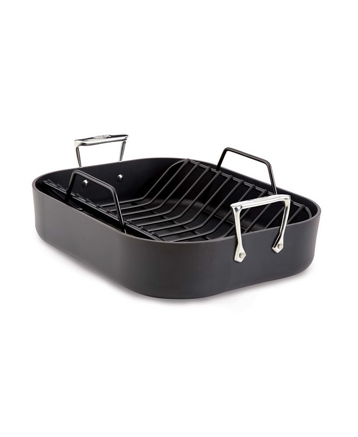 All-Clad Essentials Hard Anodized Nonstick Cookware, Square Pan with Trivet  - Macy's